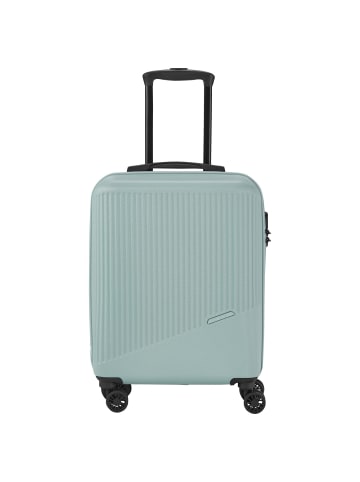 travelite Bali - 4-Rollen-Kabinentrolley S 55 cm (weiß/cognac) in mint