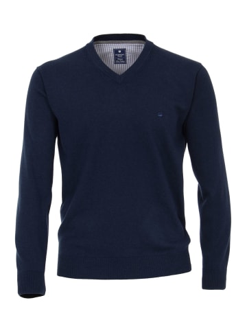 Redmond V-Ausschnitt Pullover in blau