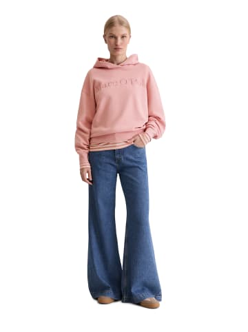 Marc O'Polo Logo-Kapuzensweatshirt relaxed in Natural Rose