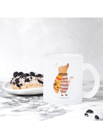 Mr. & Mrs. Panda Kaffeetasse Nachtfalter Fähnchen ohne Spruch in Transparent