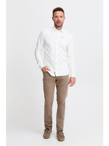 FQ1924 Langarmhemd FQSTEVEN knitted LS shirt in Weiß