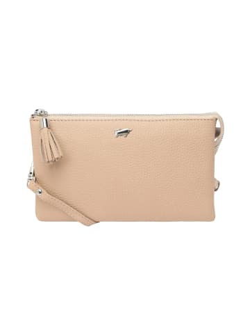Braun Büffel Umhängetasche für Damen in beige