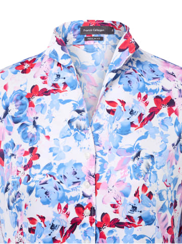 Franco Callegari Bluse in blau weiß - 0068