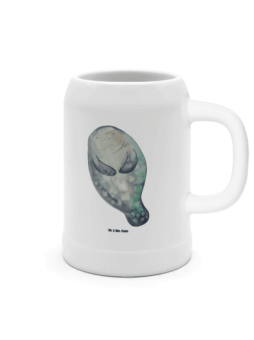 Mr. & Mrs. Panda Krug Seekuh Happy ohne Spruch in Weiß