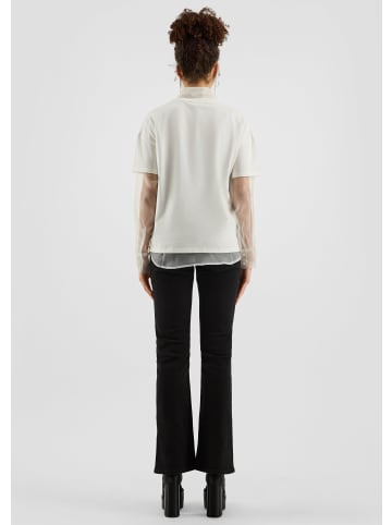 QS T-Shirt in 02D0_creme