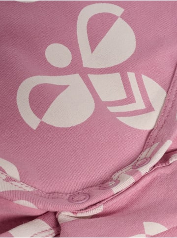Hummel Kinder Kurzarmbody "Hmlmini Bold Bee Aop Body S/S" in Rosa