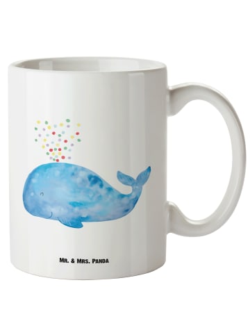 Mr. & Mrs. Panda Teepott Wal Konfetti ohne Spruch in Weiß