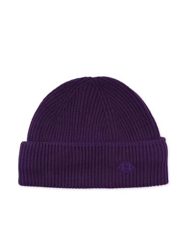 HONESTY RULES Beanie " Fishermen's " in dark-purple