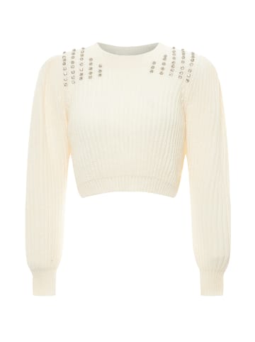 nascita Sweater in WOLLWEISS