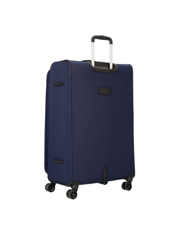 D&N Travel Line 9504 4 Rollen Trolley L 76 cm mit Dehnfalte in navy