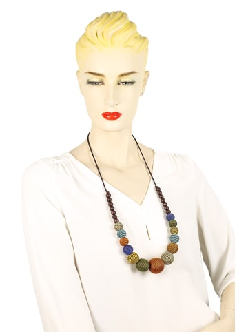 collezione alessandro Kurze Kette " Kugel " in multi