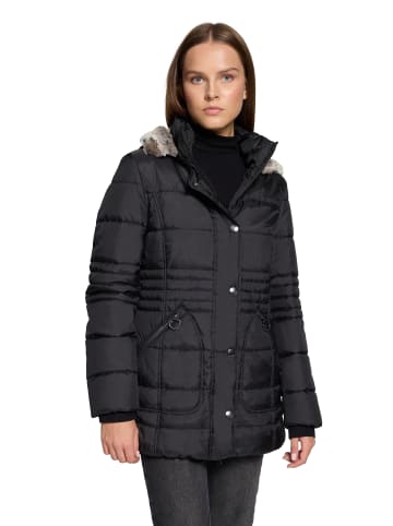 Betty Barclay Outdoorjacke mit abnehmbarer Kapuze in Schwarz