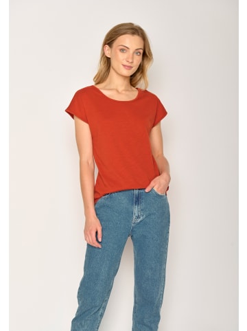 GreenBomb T-Shirt Basic in Lehm rot