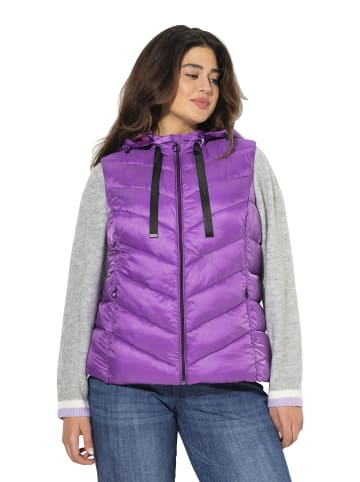 Ulla Popken Weste in dunkles violett