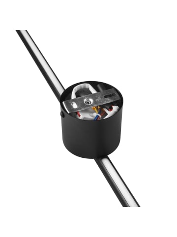 Licht-Erlebnisse Wandlampe EEK E (B)7 x (H)120 cm in SchwarzSchwarz