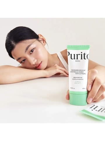 PURITO Sonnenschutz Wonder Releaf Centella Daily Sun Lotion SPF50+ PA++++, 60 ml