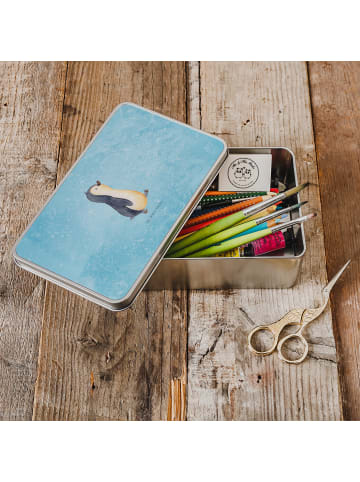 Mr. & Mrs. Panda Dose Pinguin mHerzieren ohne Spruch in Eisblau