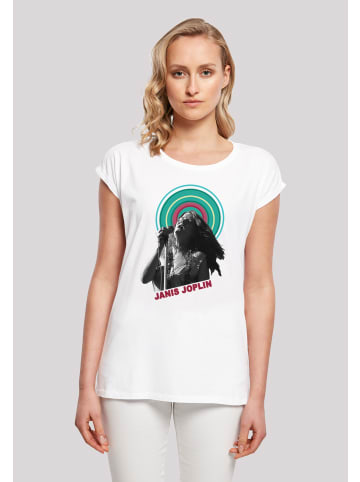 F4NT4STIC T-Shirt Janis Joplin Halo Photo' in weiß