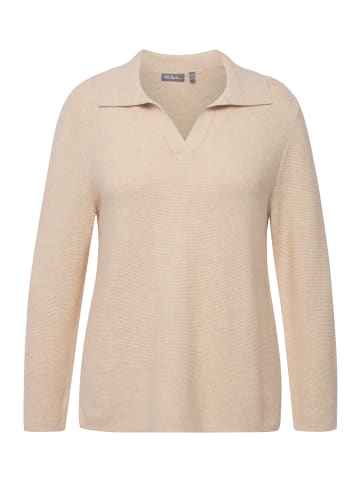 Ulla Popken Pullover in helles champagner