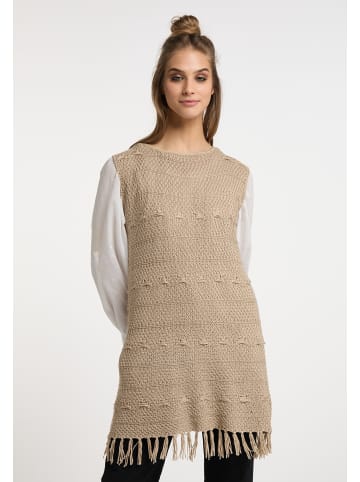 usha FESTIVAL Damen Strickkleid in Beige