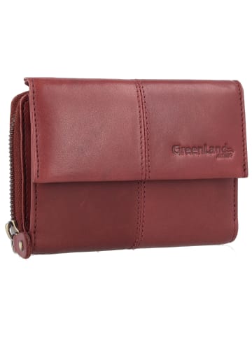 Greenland Nature Nature Soft Geldbörse RFID Leder 13 cm in bordeaux