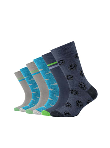 camano Socken 6er Pack ca-soft in turquoise