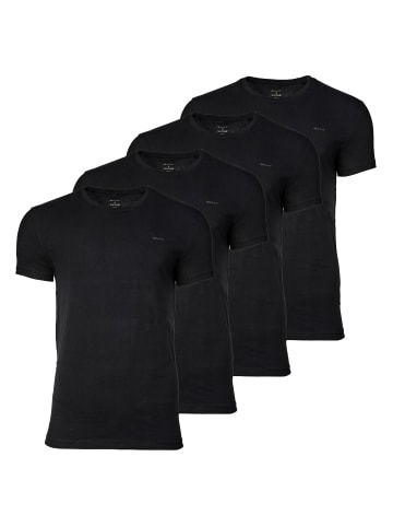 Gant T-Shirt 4er Pack in Schwarz