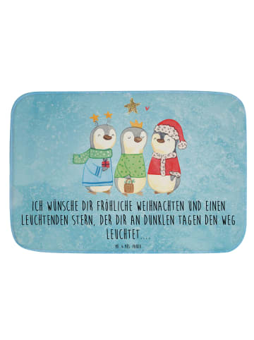 Mr. & Mrs. Panda Badteppich Winterzeit Heilige drei Könige mit S... in Eisblau