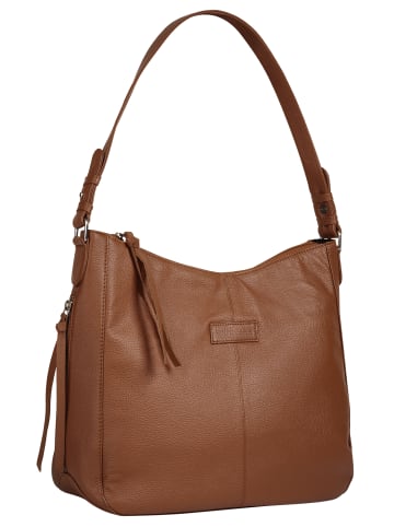 Bruno Banani Shopper echt Leder in braun
