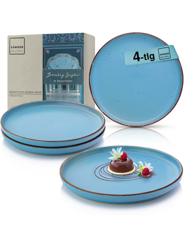 Sänger Dessertteller Bombay Saphir - 4 teilig aus Steingut