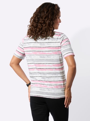 WITT WEIDEN Ringelshirt in rosé-ecru-geringelt