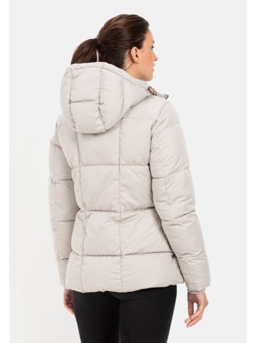 Camel Active Pufferjacke mit Kapuze in Creme