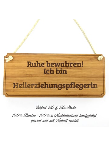 Mr. & Mrs. Panda Wegweiser Heilerziehungspflegerin mit Spruch in Keine Angabe