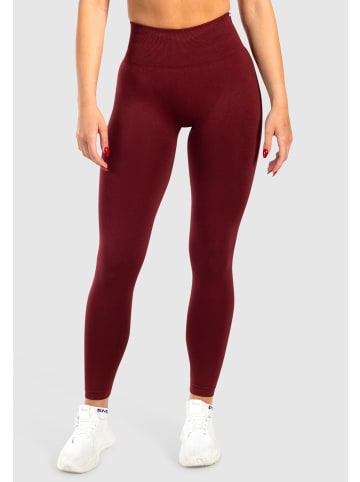 SMILODOX Leggings Trixy Scrunch in Bordeaux