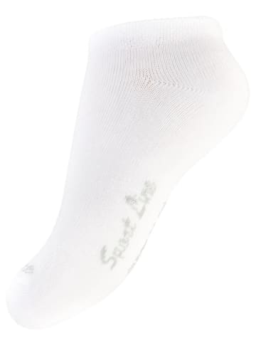 Yenita® Kinder Sneaker Socken 8 Paar, "Sport Line" in Weiss