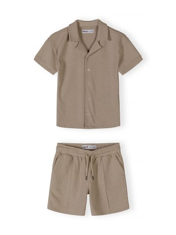 Minoti 2-tlg T-Shirt & Shorts 29POLO257 in sand