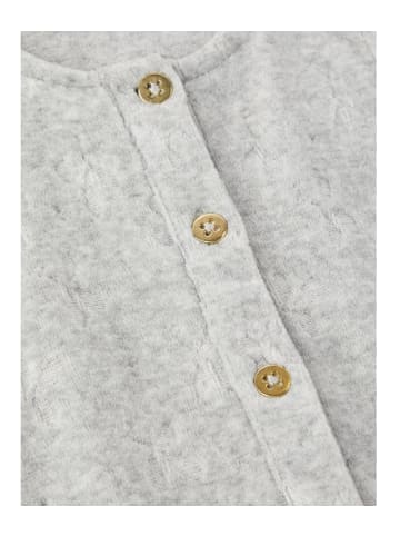 name it Baby Strampler Ärmellos Allover-Print in Grau