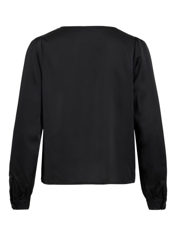 Vila Oberteil mit langen Ärmeln in Black