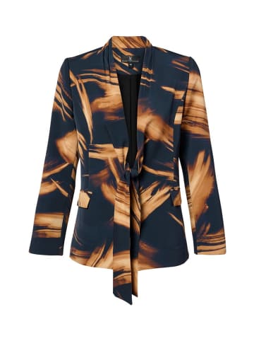 Mart Visser Hannah Blazer mit Print, Schwarz/Gold