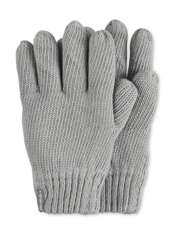 Sterntaler Strick-Fingerhandschuh in silber mel.