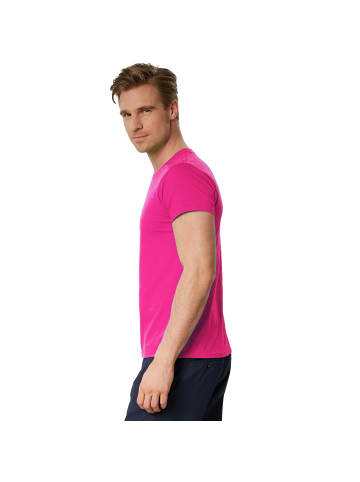 tectake Einfarbiges T-Shirt für Männer, pink