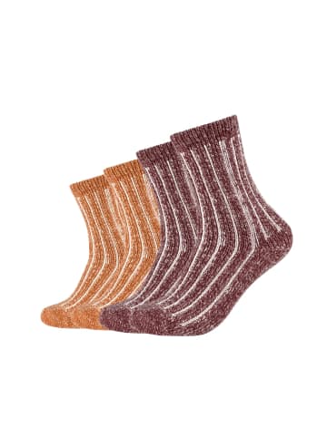 S. Oliver Socken 4er Pack warm & cozy in syrah