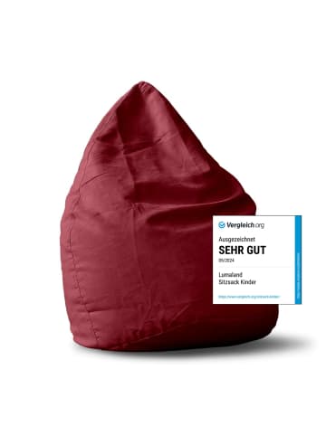 Lumaland Sitzsack In-& Outdoor 120l rot rot