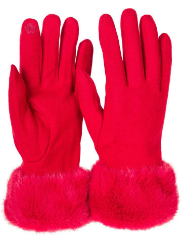 styleBREAKER Touchscreen Handschuhe in Rot
