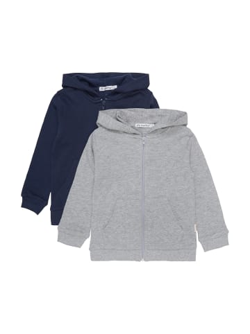 Minymo Kapuzensweatjacke MISweat in Grau