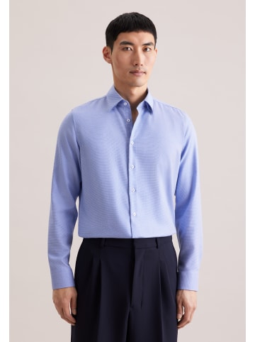 Seidensticker Business Hemd Slim in Mittelblau