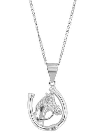 Adeliás Kinder Anhänger – Pferd Anhänger aus 925 Silber in silber