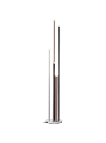 Brilliant Cembalo LED Standleuchte 5flg in aluminium/schwarz/braun/kaffee