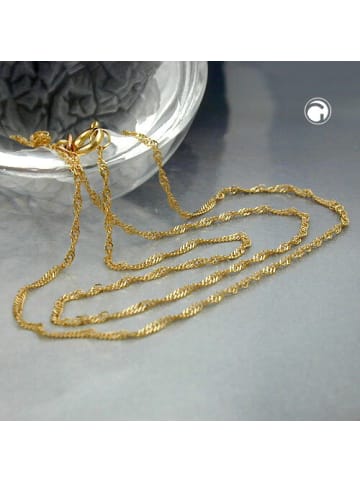 Gallay Kette 1,3mm 14Kt GOLD 42cm in gold