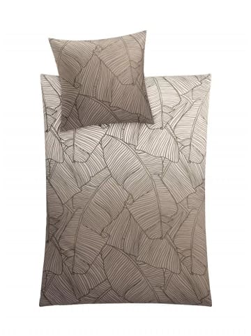 Kleine Wolke Bettwäsche Satin Vero in taupe